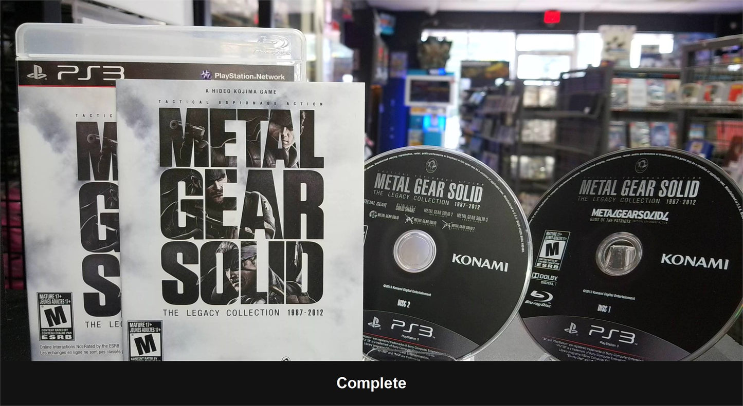 Metal Gear Solid The Legacy Collection - Playstation 3