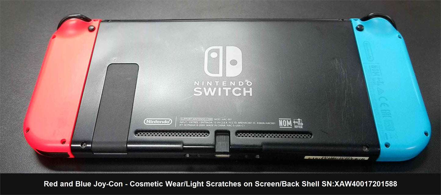 Nintendo Switch with Blue and Red Joy-con - Console