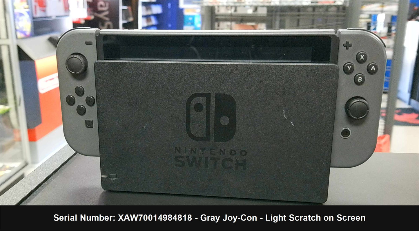 Nintendo Switch with Gray Joy-Con - Console