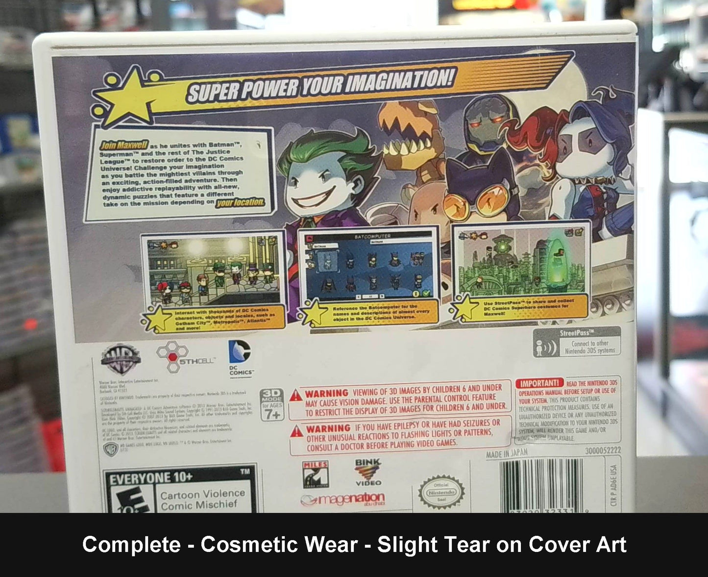 Scribblenauts Unmasked: A DC Comics Adventure - Nintendo 3DS
