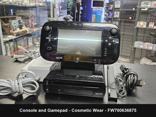 Wii U Console Deluxe Black 32GB - Console