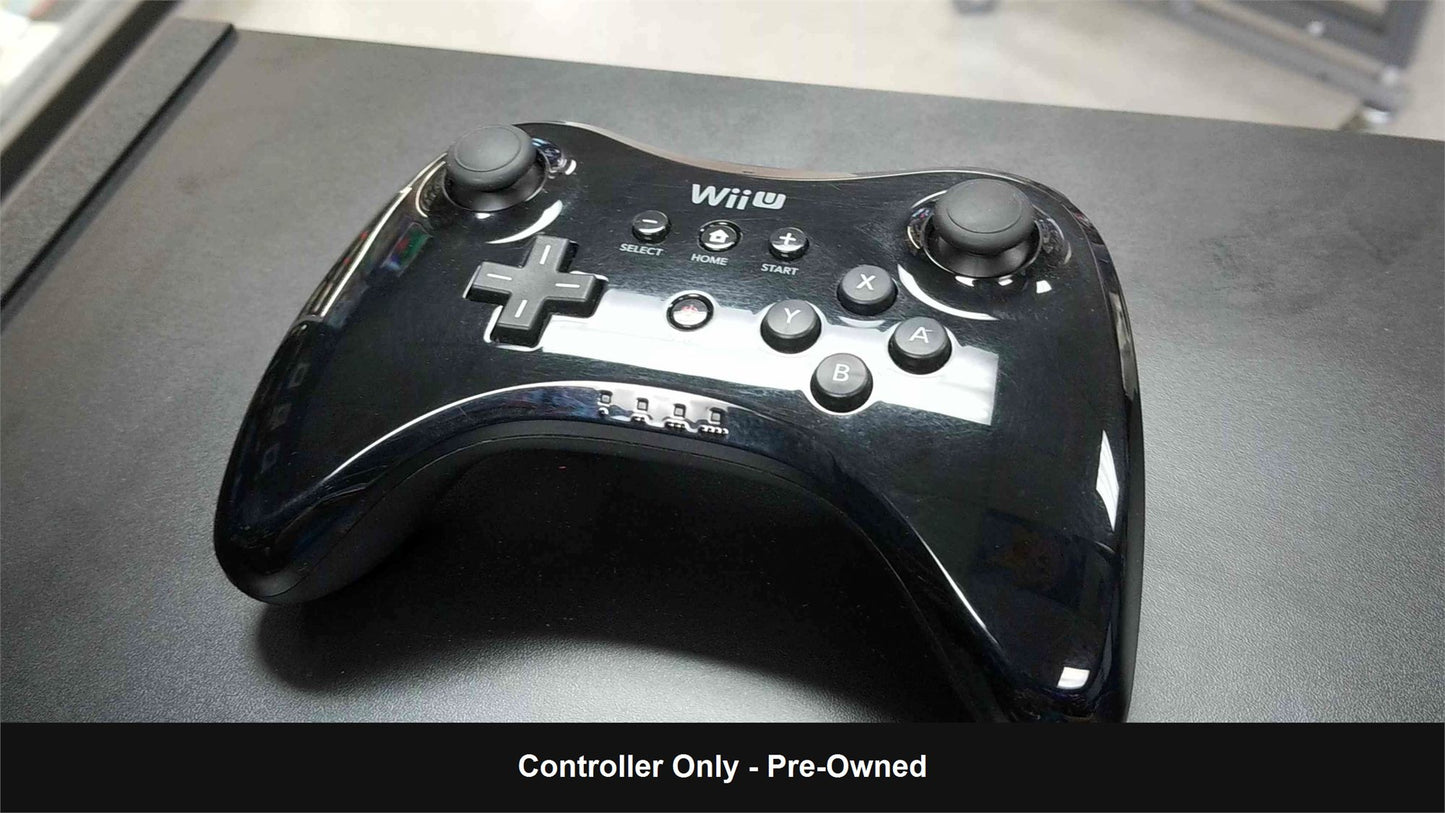 Wii U Pro Controller Black - Nintendo Accessories