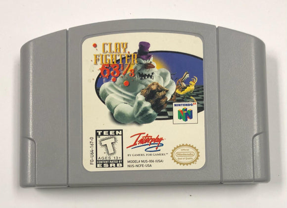 Clay Fighter 63 1/3 *Cartridge Only*
