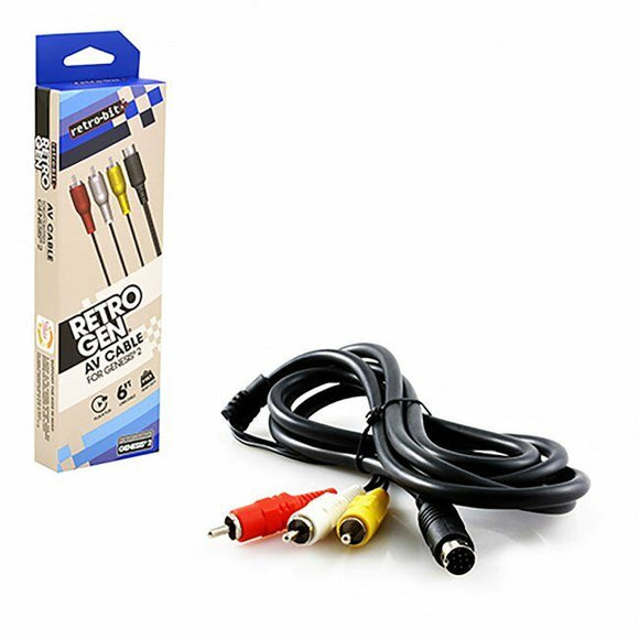 Audio / Video Cables (Sega Genesis 2/3) (Retro-bit)