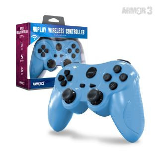 Playstation 3 Wireless Controller - Light Blue *Armor 3* *New*
