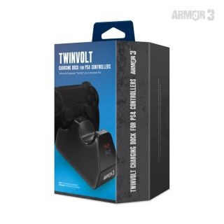 TwinVolt Charging Dock [Armor3] *NEW* *Charges SONY brand controllers ONLY*