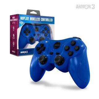 Playstation 3 Wireless Controller - Blue *Armor 3* *New*