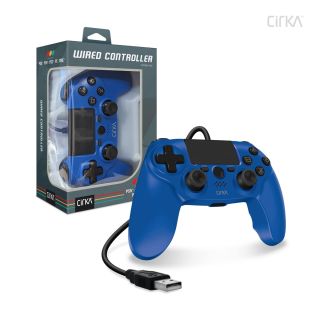 Playstation 4 Wired Controller - Blue [Cirka] *NEW*