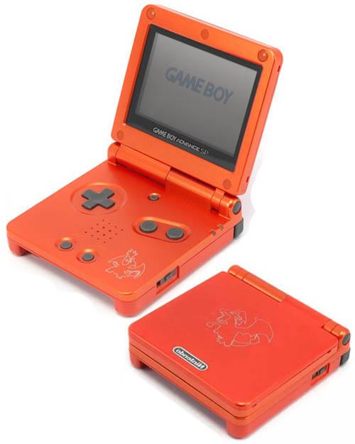 Gameboy Advance SP [Charizard Edition] - Game Boy Advance