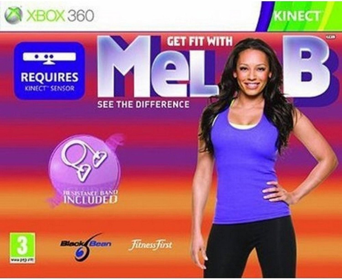 Get Fit With Mel B [Resistance Band Bundle] - PAL Xbox 360 [Import]