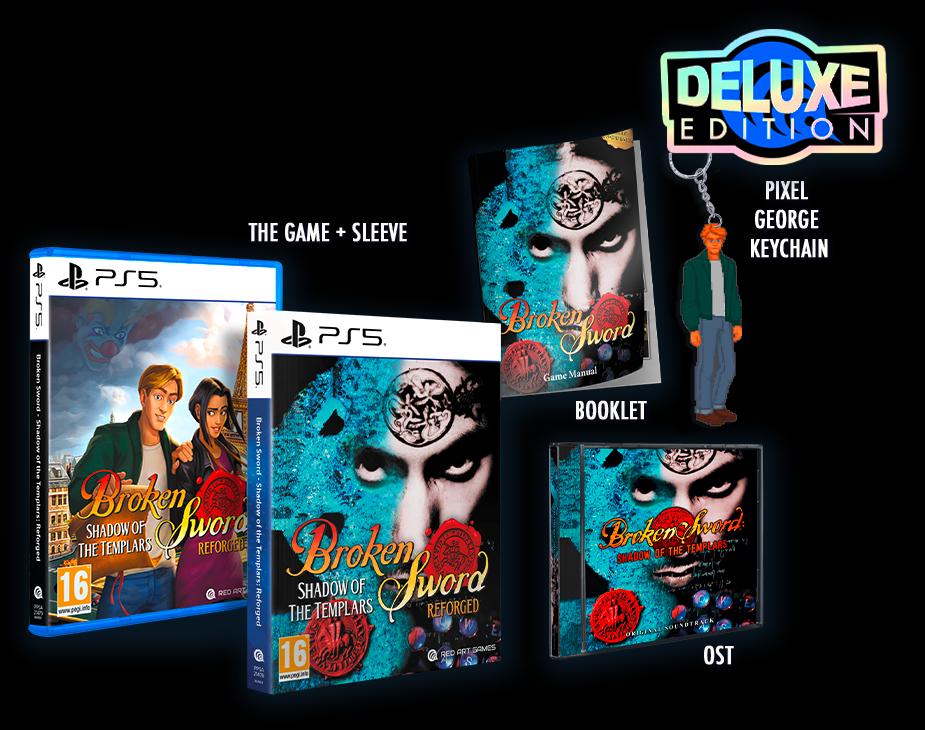 Broken Sword - Shadow Of The Templars: Reforged [Deluxe Edition] - PAL Playstation 5 [Import]