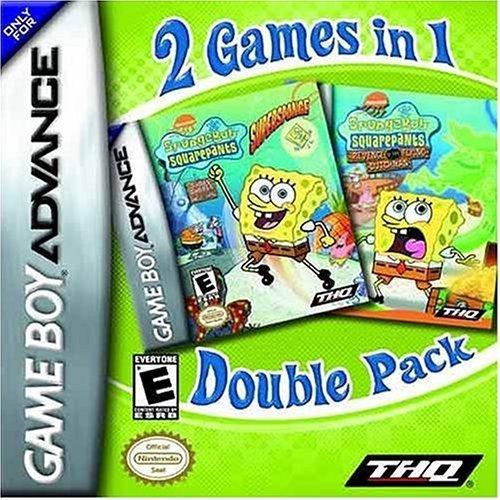 2 Games in 1: SpongeBob SquarePants: SuperSponge & Battle For Bikini Bottom - Game Boy