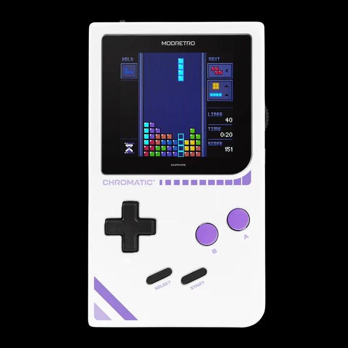 ModRetro Chromatic [Cloud] [Sapphire] - Game Boy