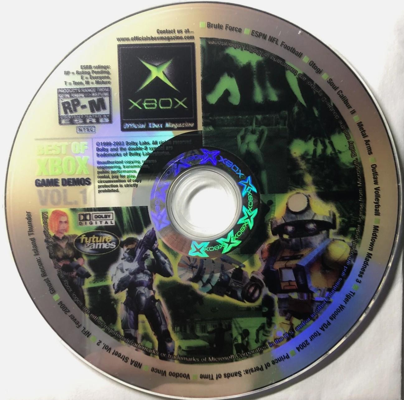 Official Xbox Magazine Best Of Xbox Game Demos Volume 1 - Xbox