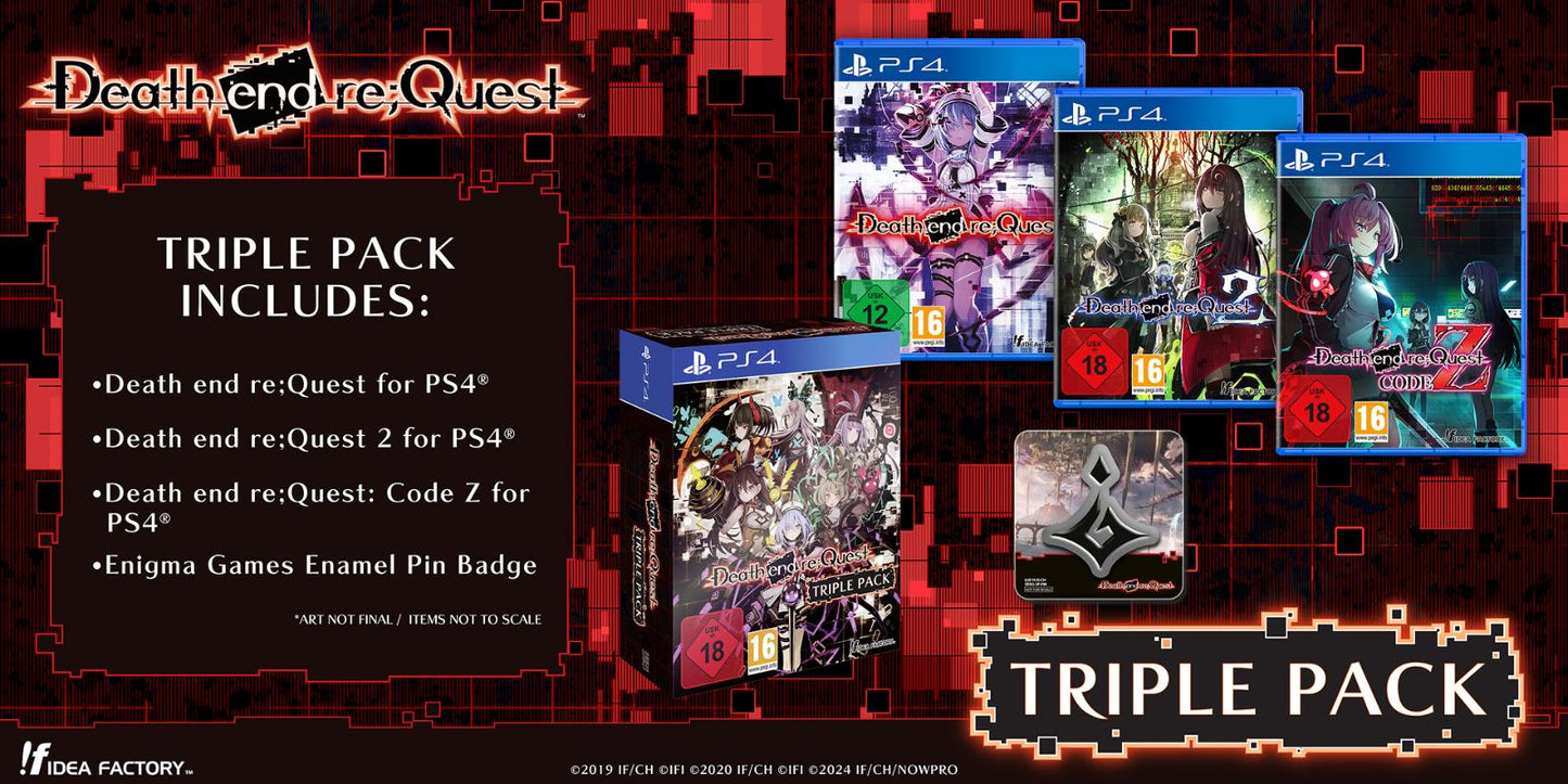 Death End Re;Quest [Triple Pack] - PAL Playstation 4 [Import]