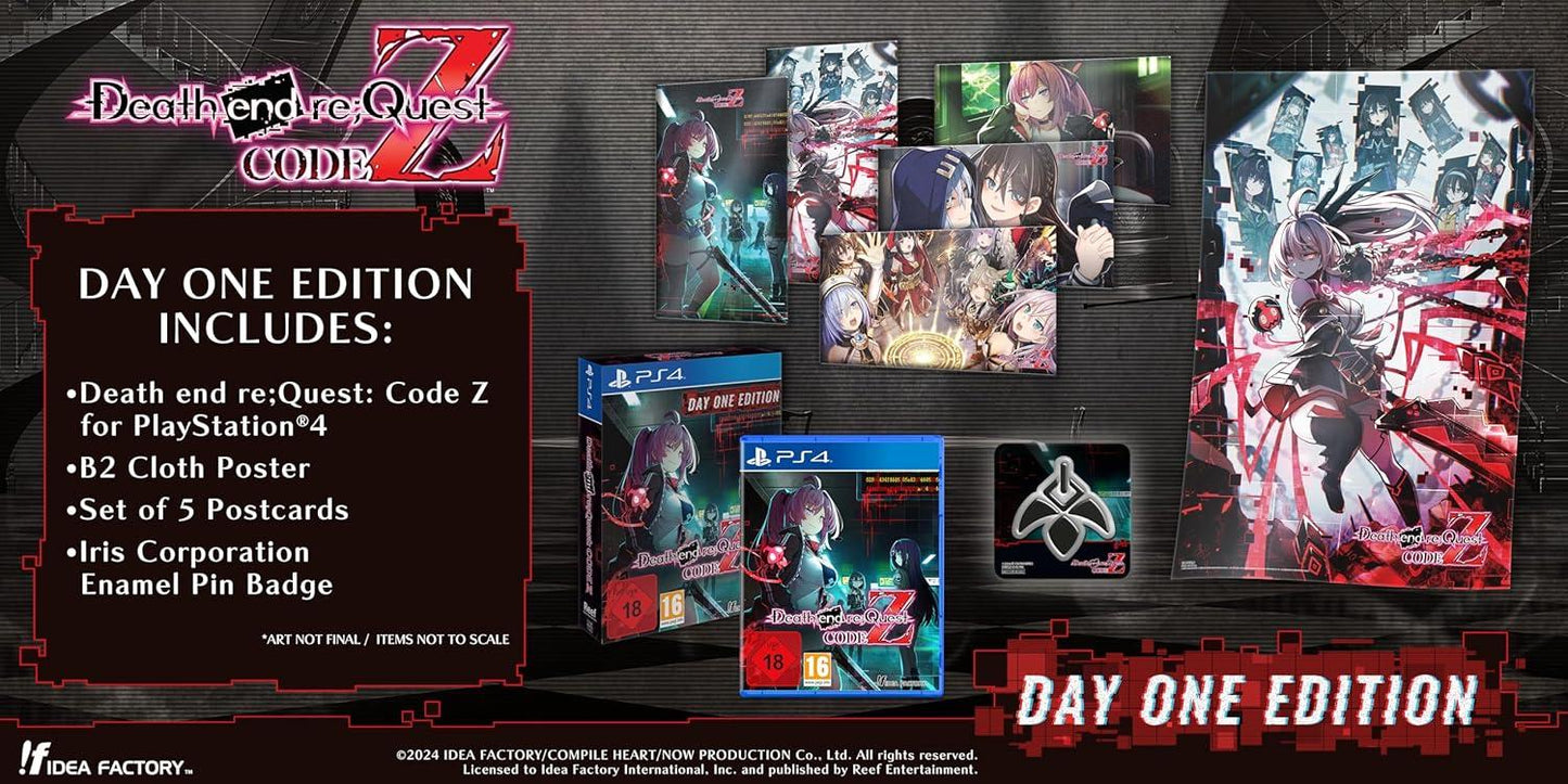 Death End Re;Quest: Code Z [Day One Edition] - PAL Playstation 4 [Import]