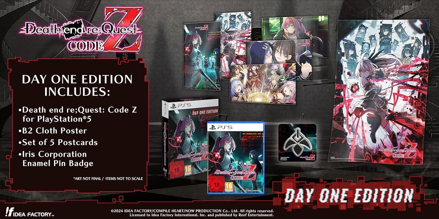 Death End Re;Quest: Code Z [Day One Edition] - PAL Playstation 5 [Import]