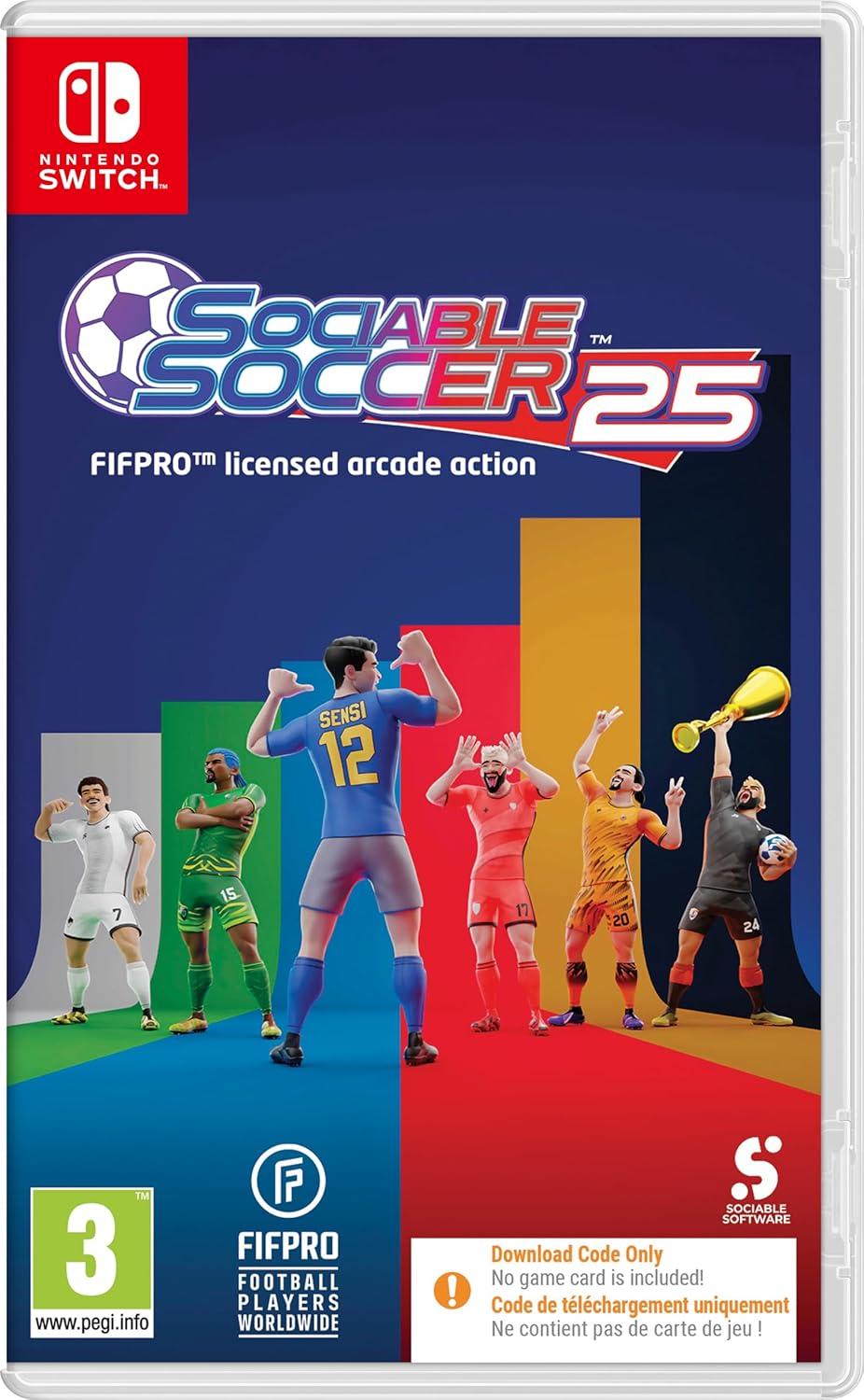Sociable Soccer 25 [Code In Box] - PAL Nintendo Switch [Import]
