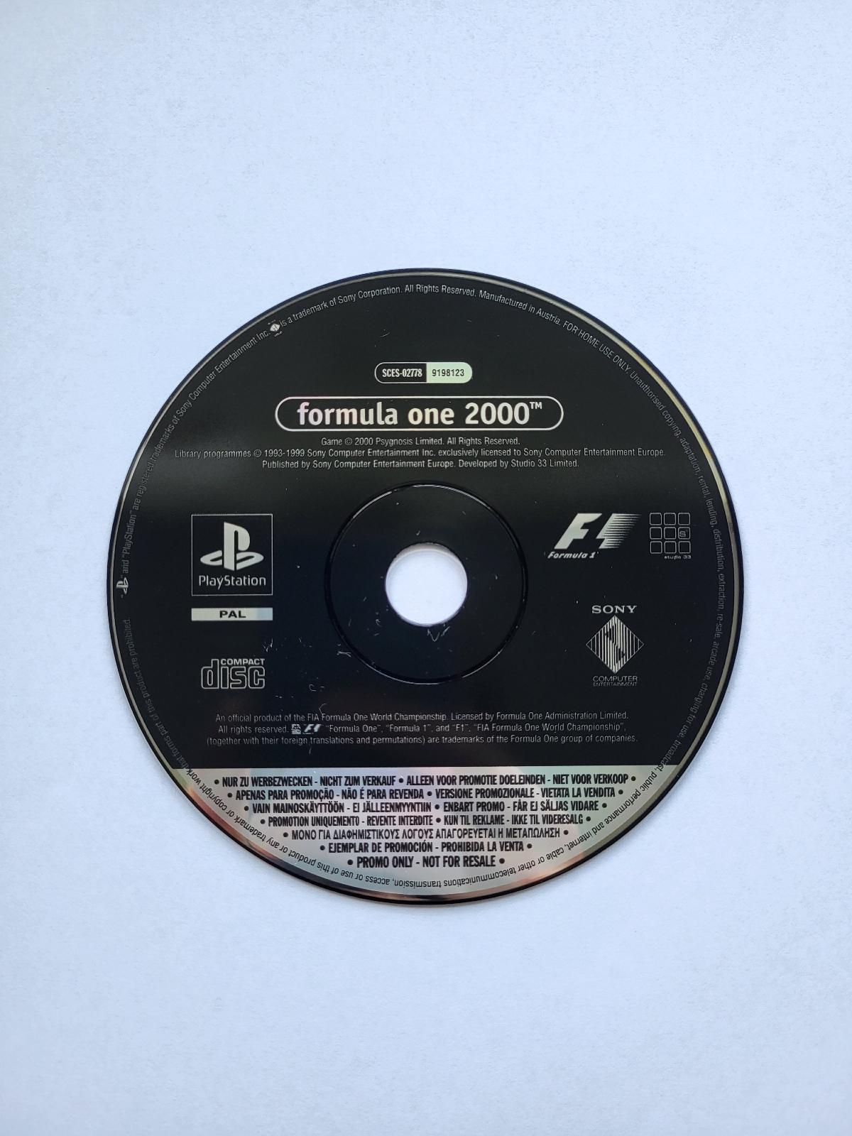 Formula One 2000 [Not For Resale] - PAL Playstation [Import]