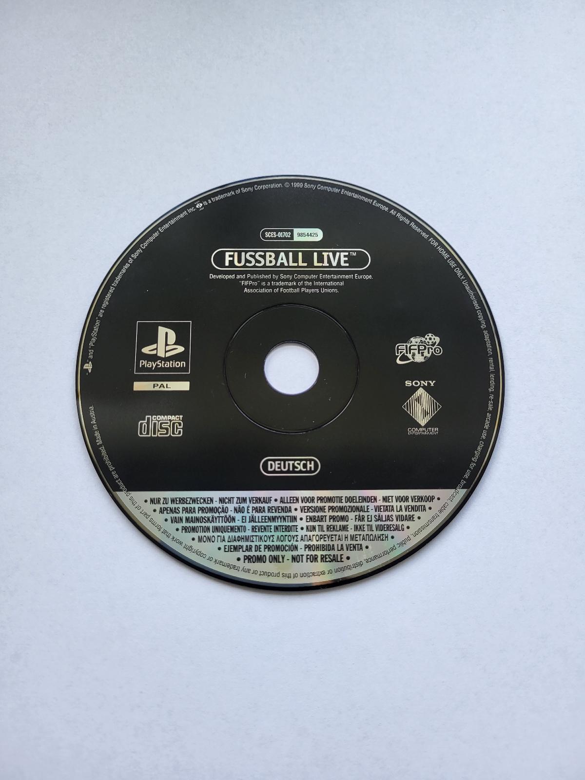 Fussball Live [Not For Resale] - PAL Playstation [Import]