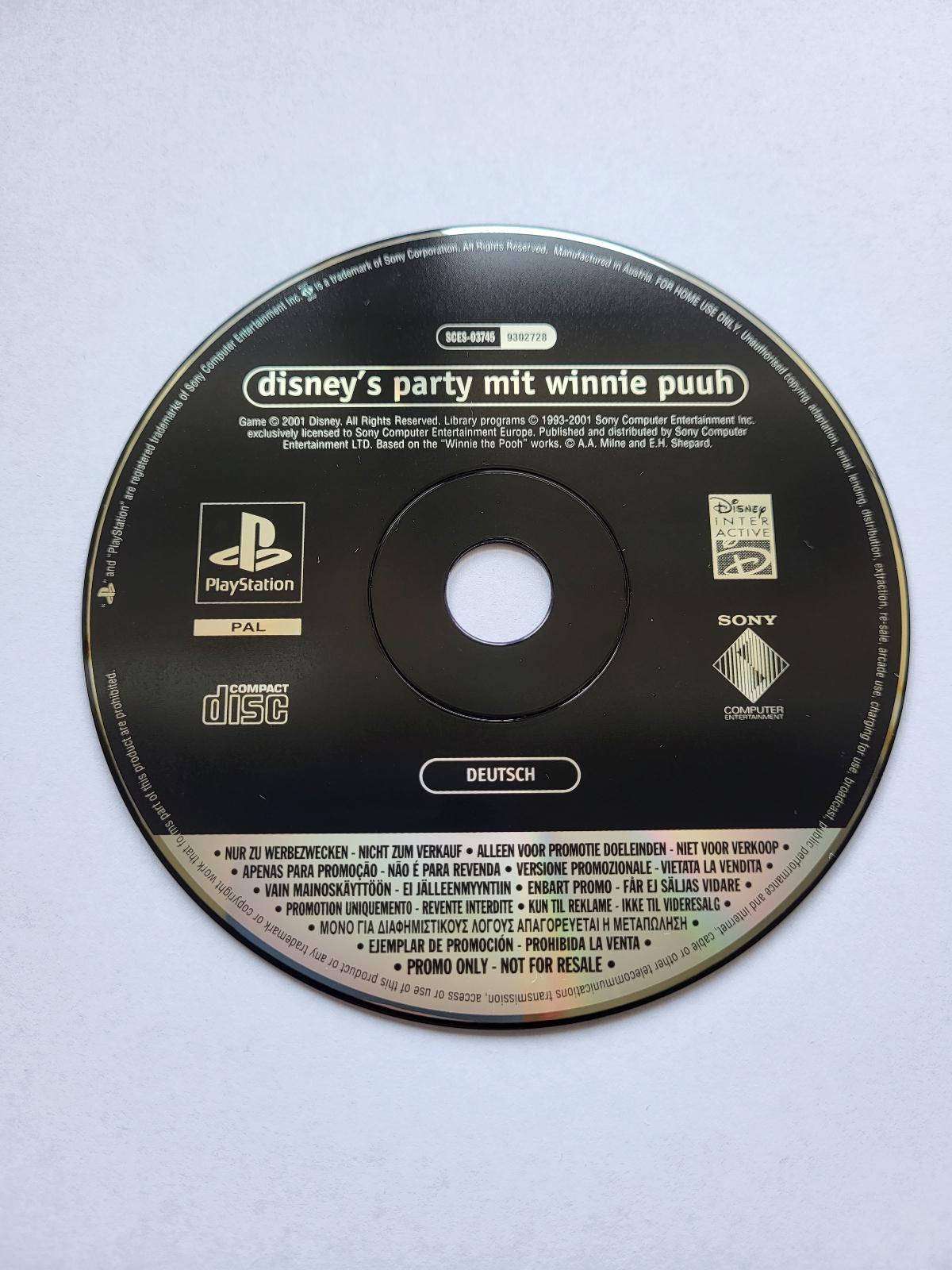 Disney's Party with Winnie Pooh [Not For Sale] - PAL Playstation [Import]