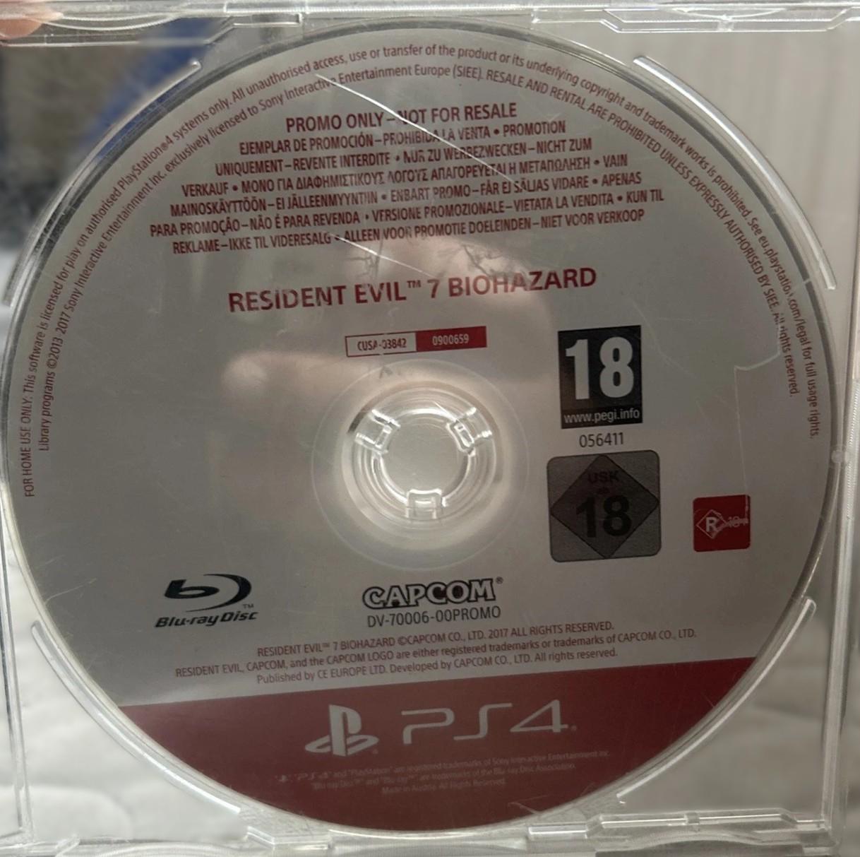 Resident Evil 7 Biohazard [Not For Resale] - PAL Playstation 4 [Import]