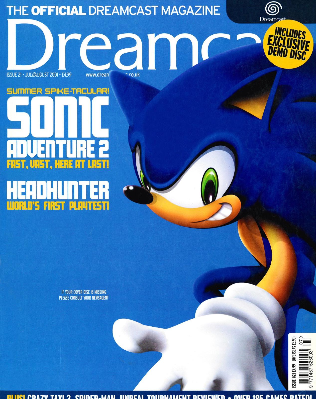 Official Dreamcast Magazine 21 - PAL Dreamcast Magazine