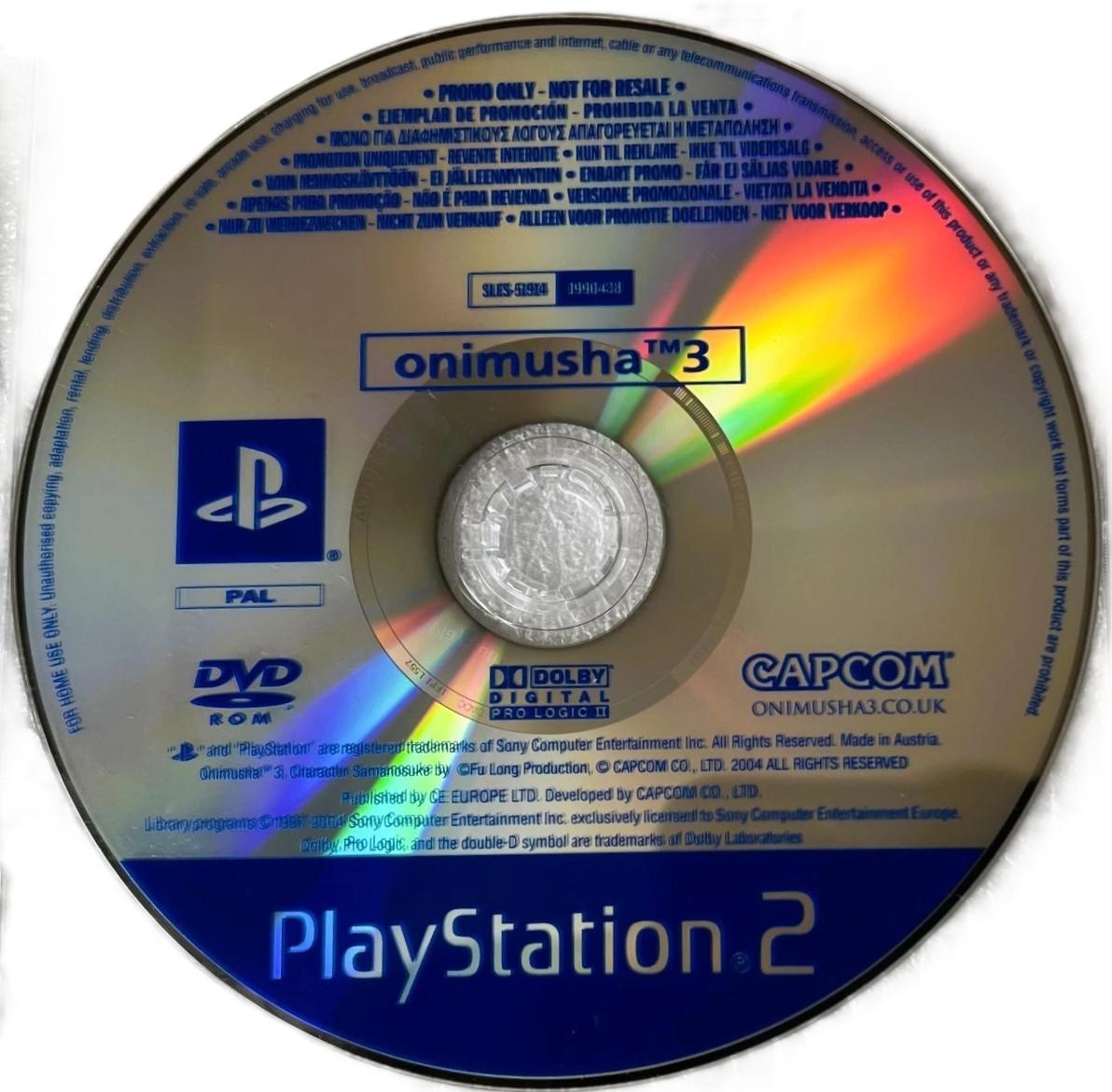 Onimusha 3 [Not For Resale] - PAL Playstation 2 [Import]