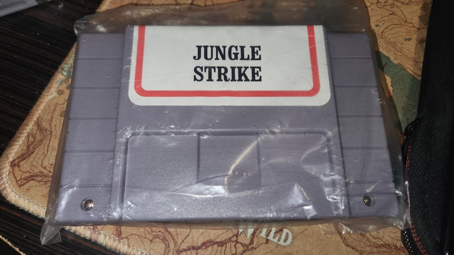 Jungle Strike [Majesco Candy Cane] - Super Nintendo