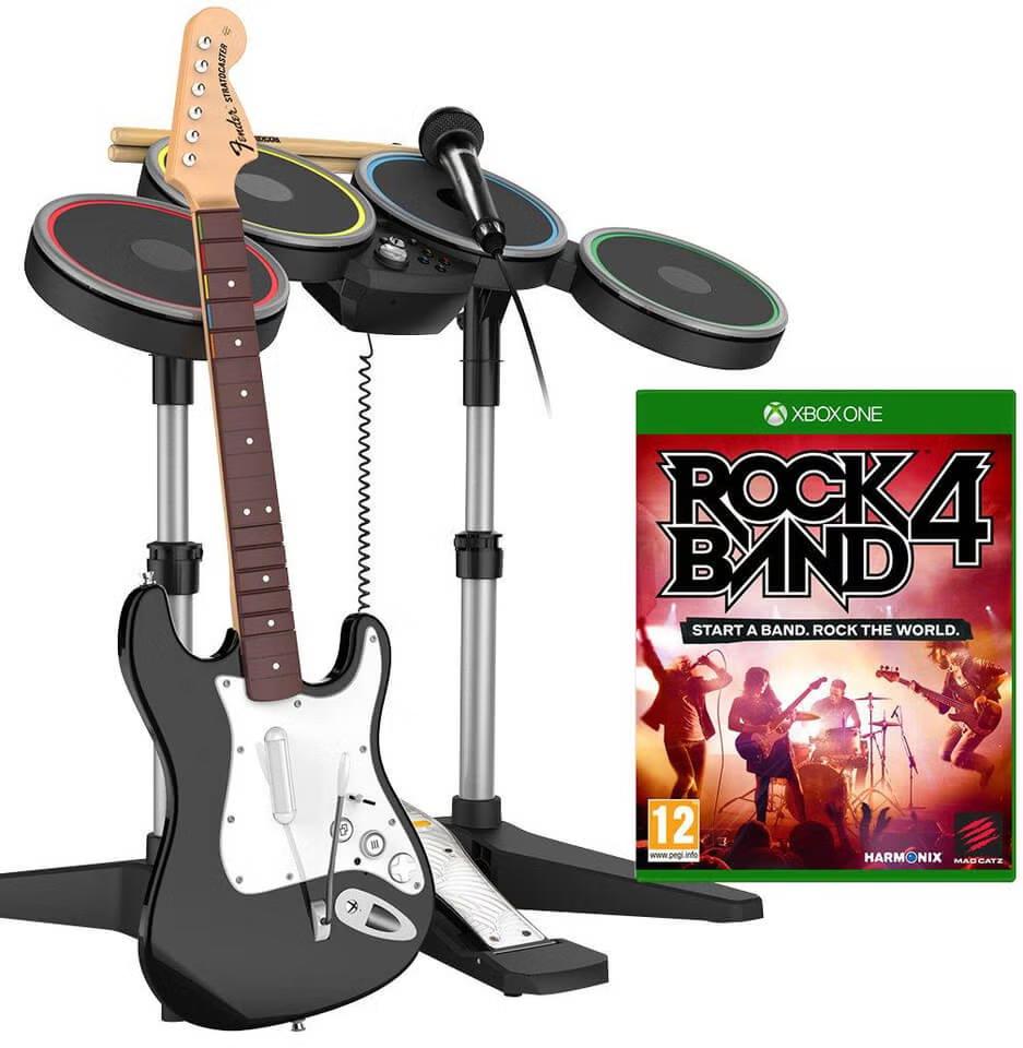 Rock Band 4 [Band-In-A-Box Bundle Black] - PAL Xbox One [Import]