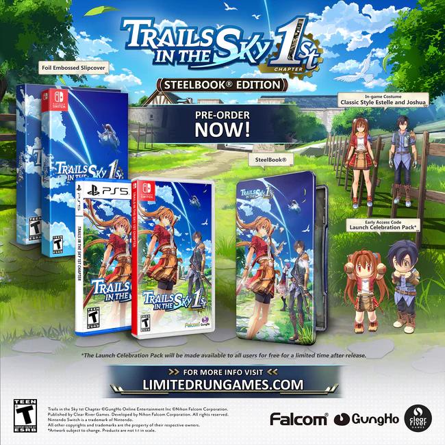 Trails In The Sky 1st Chapter [SteelBook Edition] - PlayStation 5