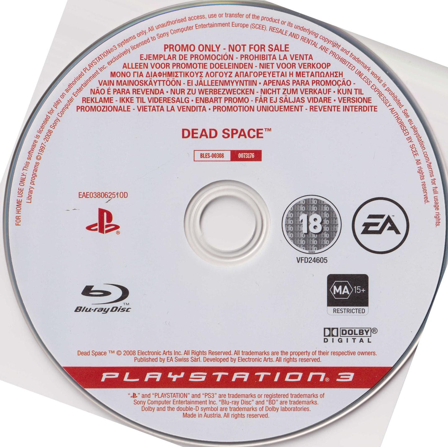 Dead Space [Not For Resale] - PAL Playstation 3 [Import]