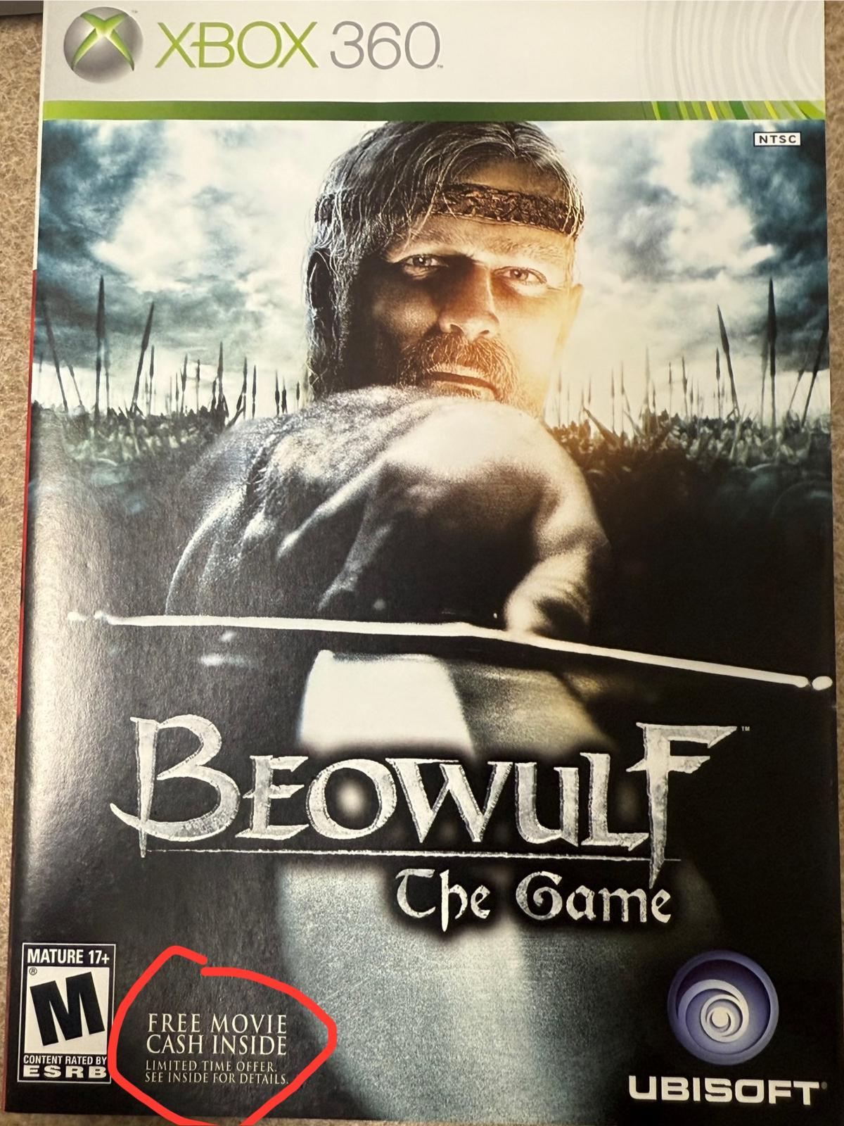 Beowulf The Game [Free Movie Cash Inside] - Xbox 360