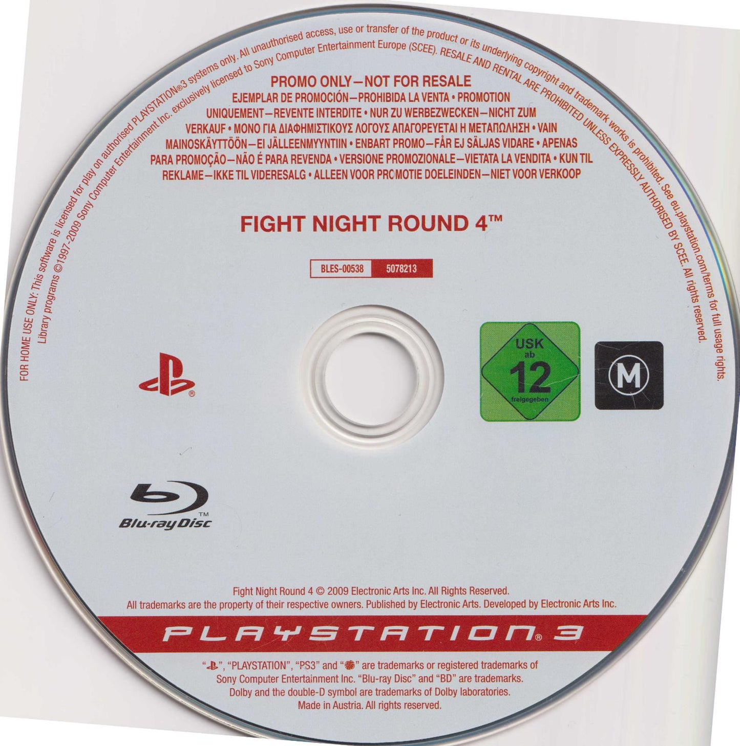 Fight Night Round 4 [Not For Resale] - PAL Playstation 3 [Import]