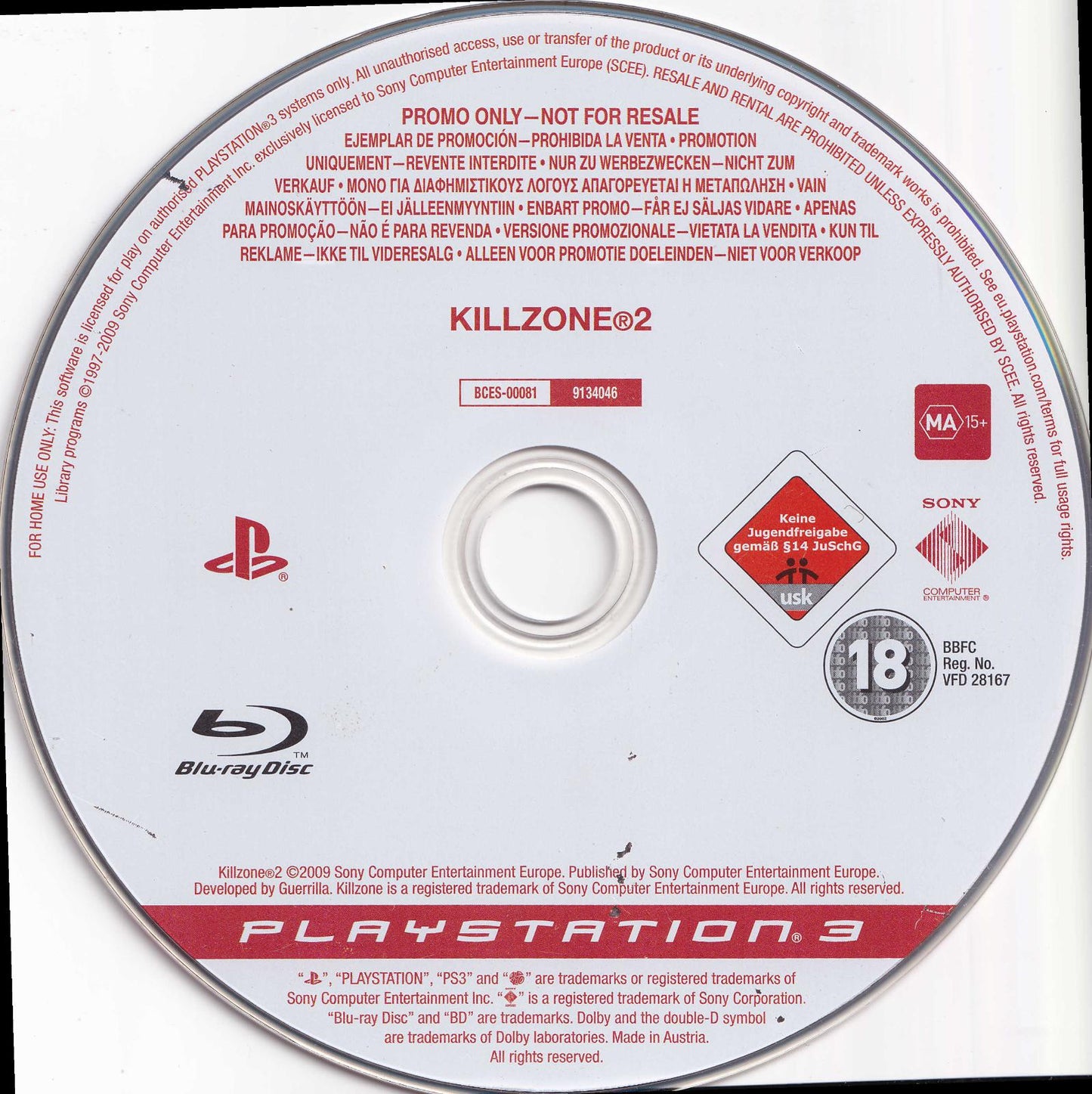 Killzone 2 [Not For Resale] - PAL Playstation 3 [Import]