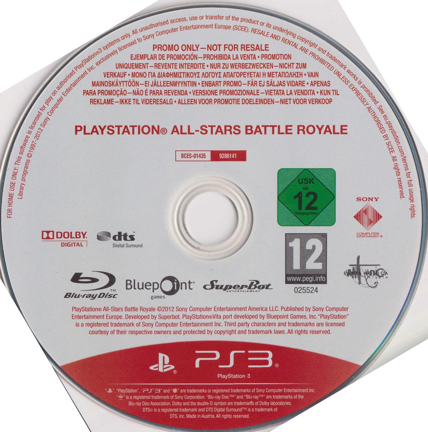 Playstation All-Stars Battle Royale [Not For Resale] - PAL Playstation 3 [Import]