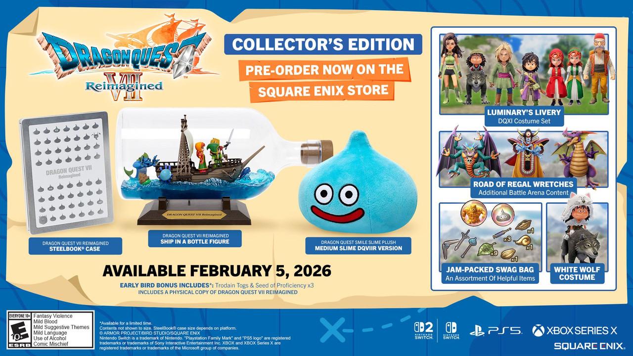 Dragon Quest VII Reimagined [Collectors Edition] - Nintendo Switch