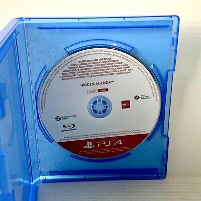 Hidden Agenda [Not for Resale] - PAL Playstation 4 [Import]