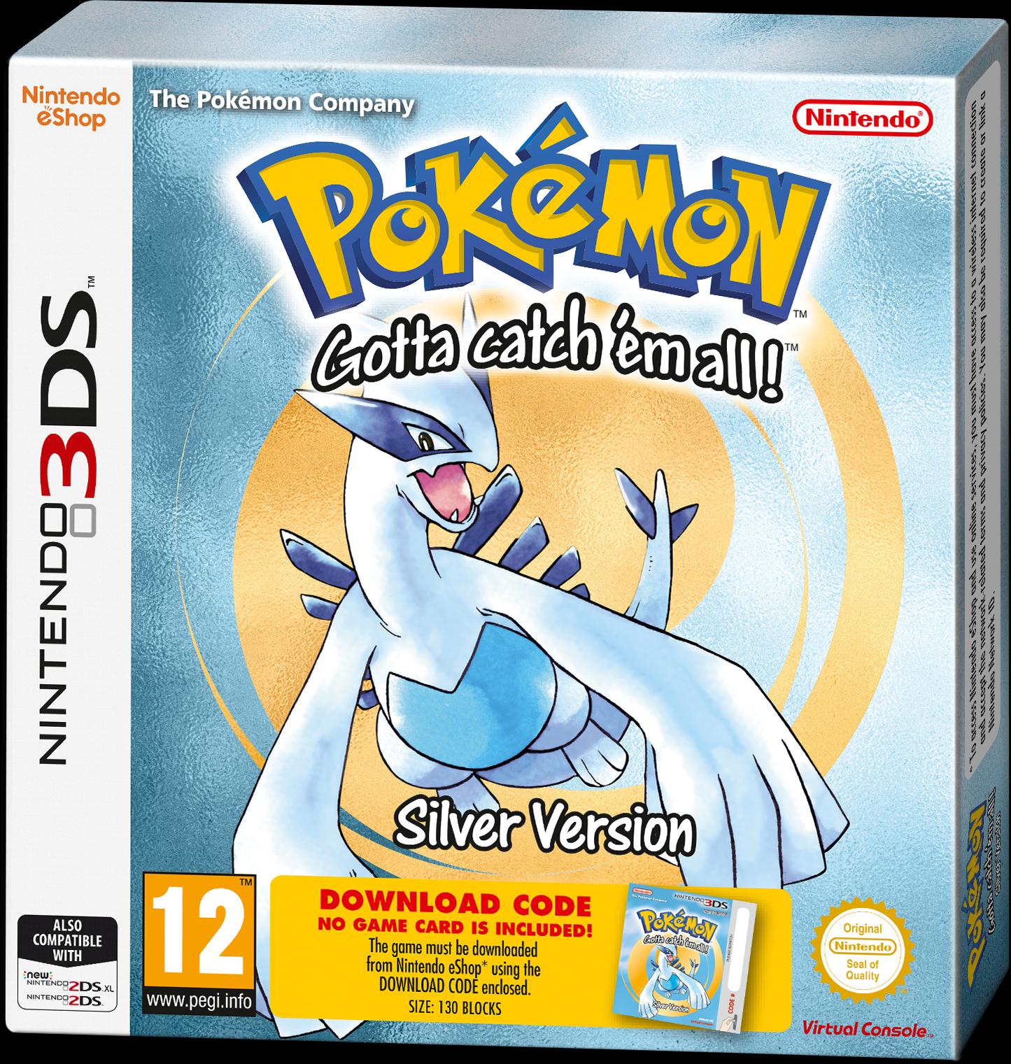 Pokemon Silver - PAL Nintendo 3DS [Import]
