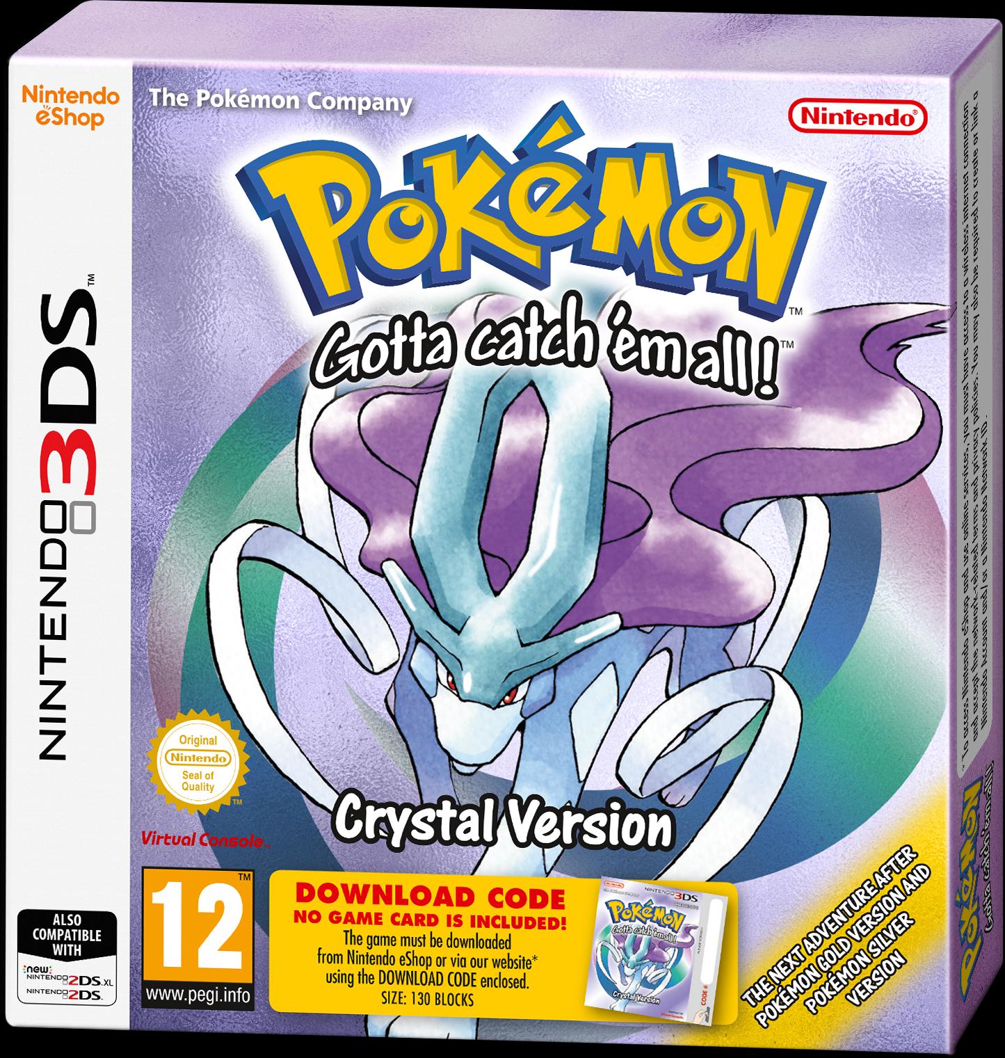 Pokemon Crystal - PAL Nintendo 3DS [Import]