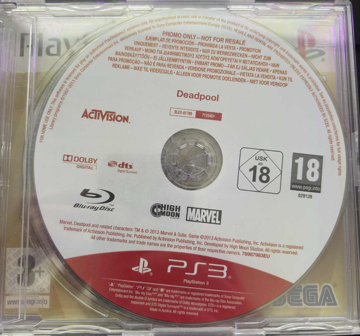 Deadpool [Promo Not For Resale] - PAL Playstation 3 [Import]
