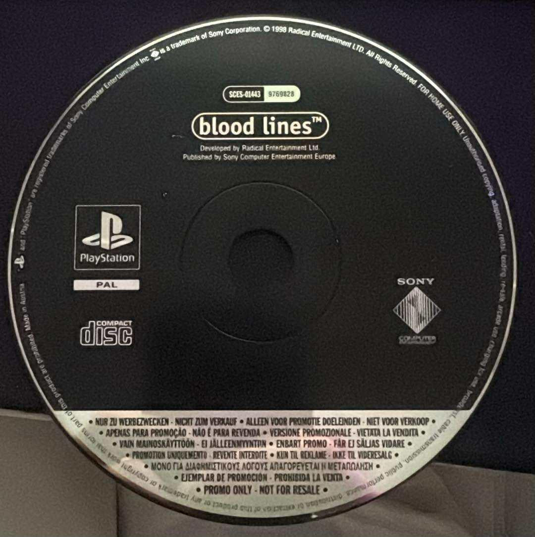 Blood Lines [Not for Resale] - PAL Playstation [Import]