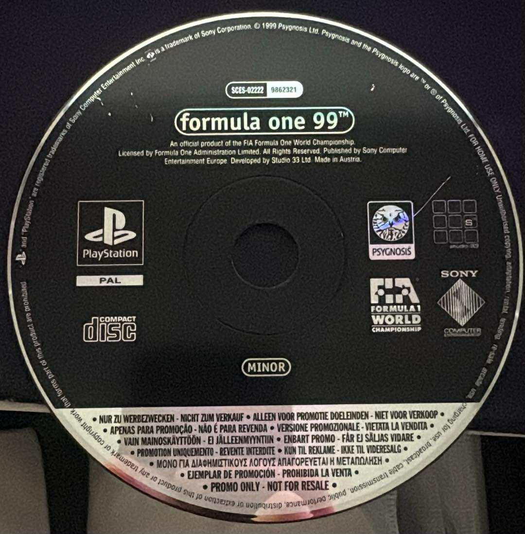 Formula One 99 [Not for Resale] - PAL Playstation [Import]