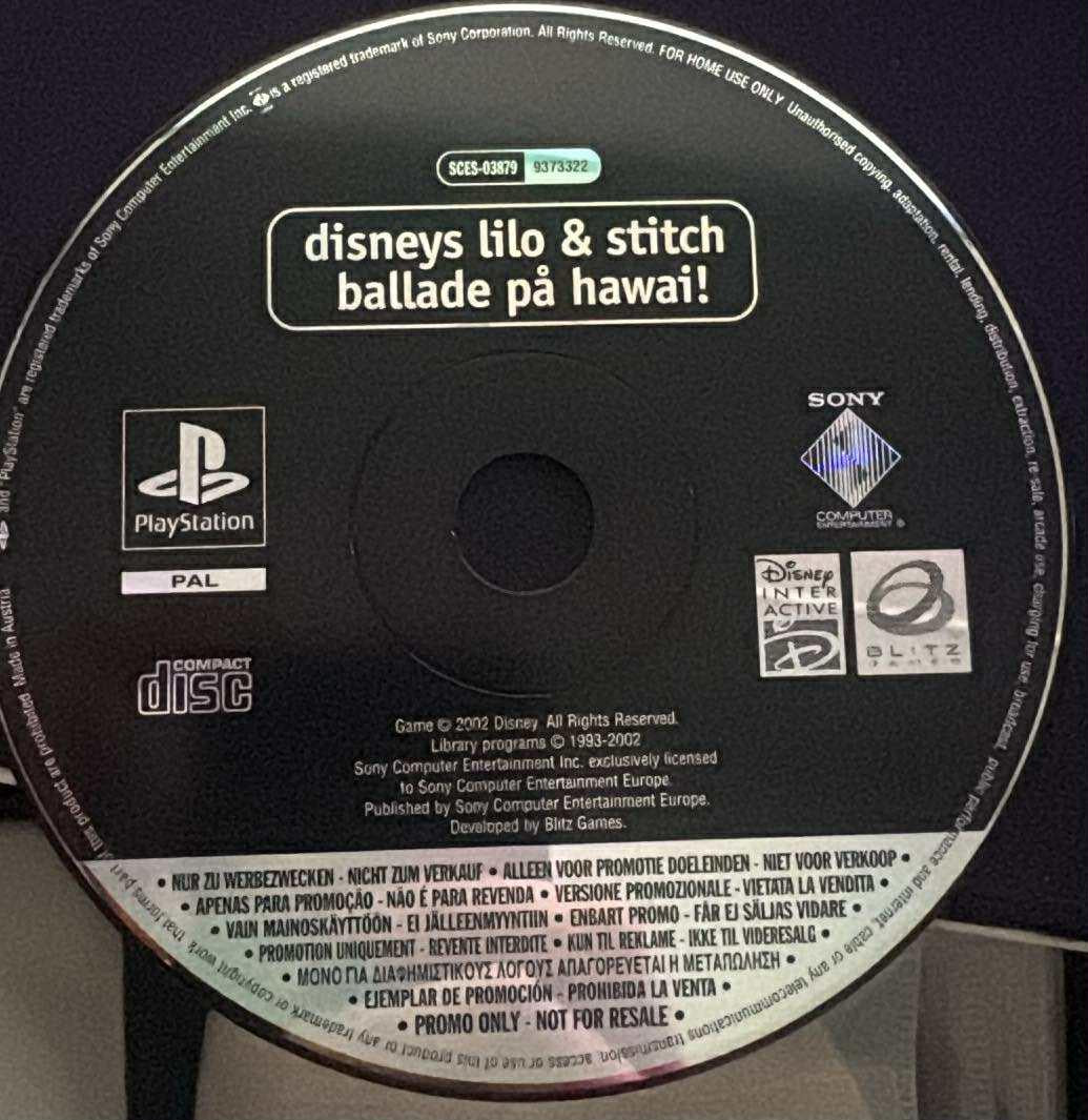 Disney's Lilo & Stitch: Ballade Pa Hawaii! [Not for Resale] - PAL Playstation [Import]