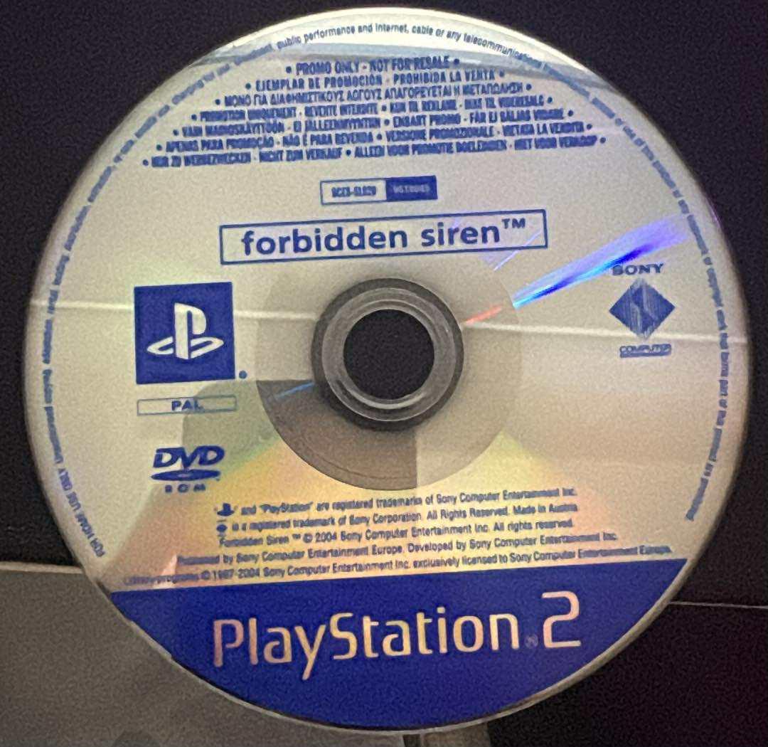 Forbidden Siren [Promo Not For Resale] - PAL Playstation 2 [Import]