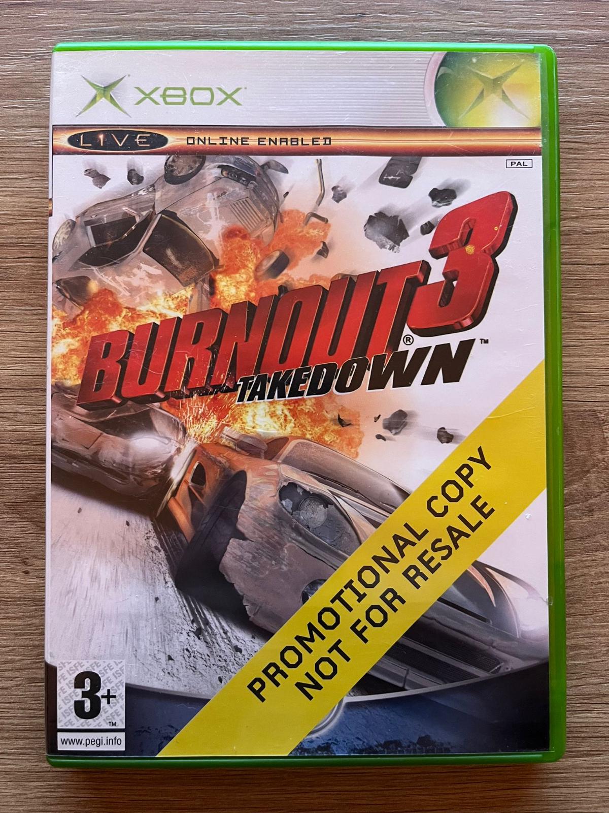 Burnout 3: Takedown [Not For Resale] - PAL Xbox [Import]