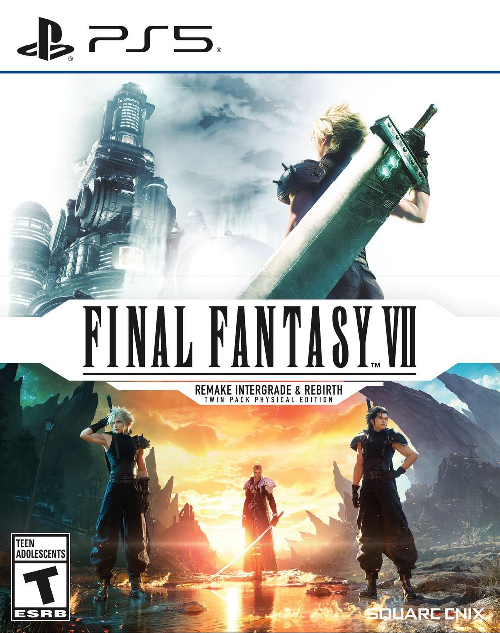 Final Fantasy VII Remake Intergrade & Rebirth [Twin Pack Physical Edition] - PlayStation 5