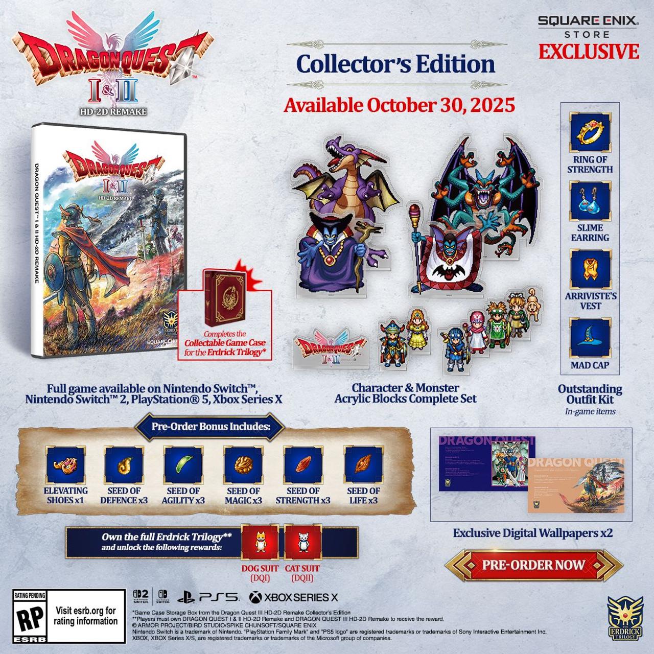 Dragon Quest I & II HD-2D Remake [Collector's Edition] - PlayStation 5