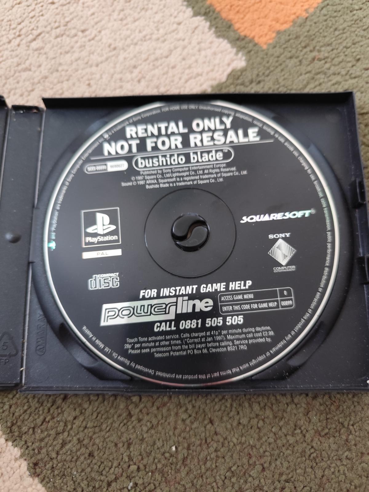 Bushido Blade [Rental Only Not For Resale] - PAL Playstation [Import]