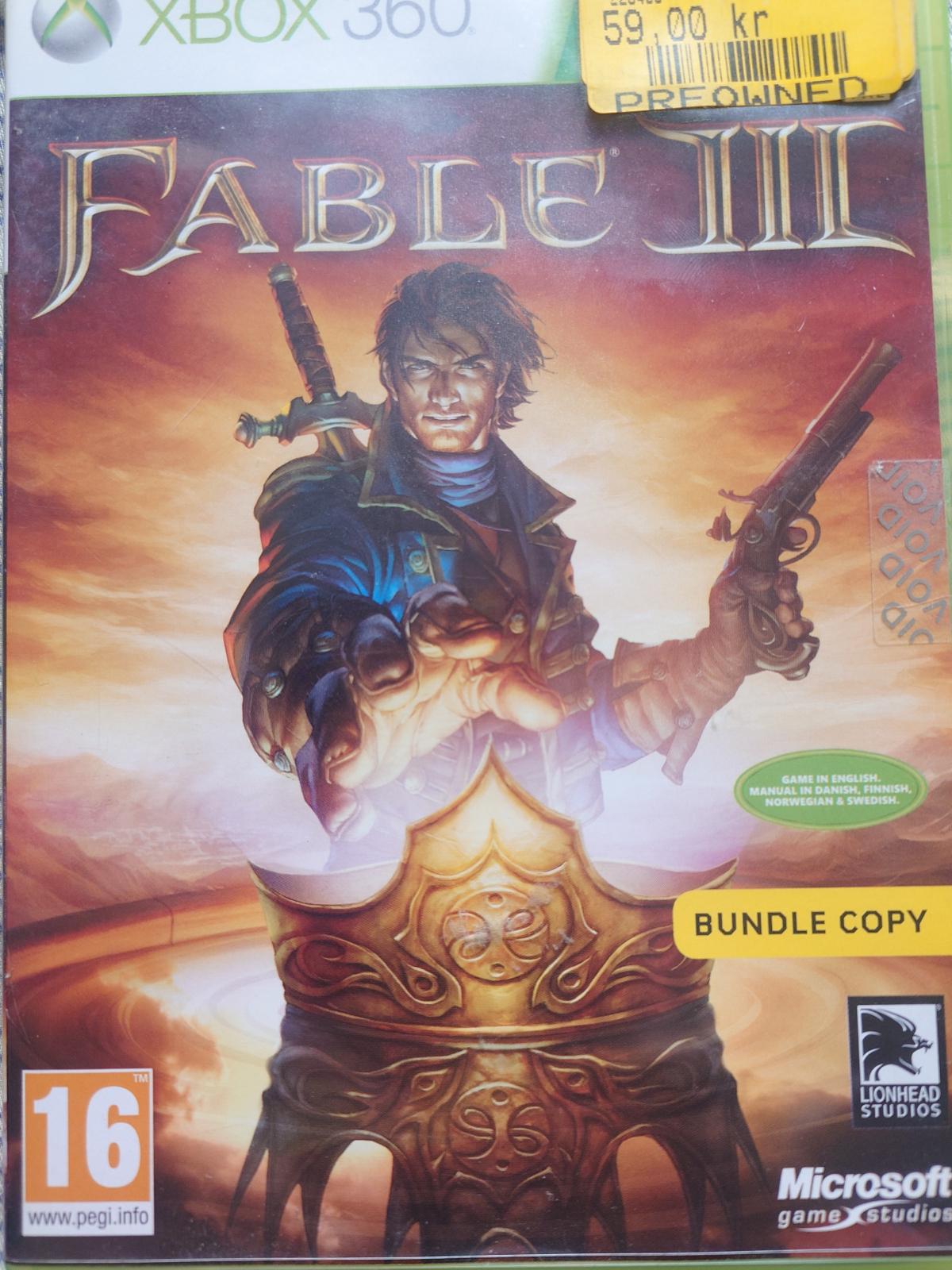 Fable 3 [Bundle Copy] - PAL Xbox 360 [Import]
